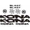 KONA BLAST naklejki zastępcze na rower damski, rower męski, gravel, górski, mtb, szosowy, trekkingowy - YESS Naklejki