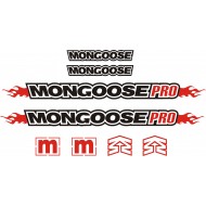MONGOOSE  naklejki zastępcze na rower damski, męski, gravel, górski, mtb, szosowy, trekkingowy, miejski - YESS Naklejki