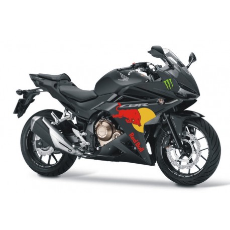  RED BULL MONSTER ENERGY naklejki na kask rowerowy, motocyklowy, narciarski, snowboardowy - YESS Naklejki