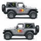  RED BULL MONSTER ENERGY naklejki na kask rowerowy, motocyklowy, narciarski, snowboardowy - YESS Naklejki
