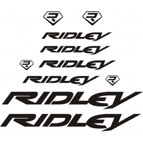 RIDLEY naklejki zastępcze na rower damski, męski, gravel, górski, mtb, szosowy, trekkingowy, miejski - YESS Naklejki
