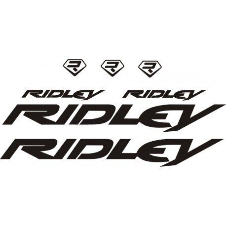 RIDLEY naklejki zastępcze na rower damski, męski, gravel, górski, mtb, szosowy, trekkingowy, miejski - YESS Naklejki