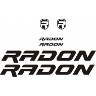 RADON naklejki zastępcze na rower damski, męski, gravel, górski, mtb, szosowy, trekkingowy, miejski - YESS Naklejki