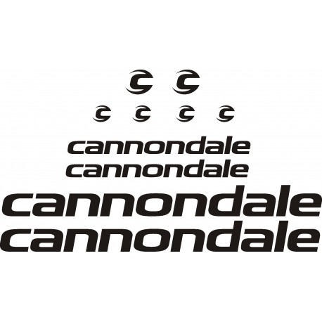 CANNONDALE naklejki zastępcze na rower damski, męski, gravel, górski, mtb, szosowy, trekkingowy, miejski - YESS Naklejki