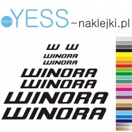 WINORA naklejki zastępcze na rower damski, rower męski, gravel, górski, mtb, szosowy, trekkingowy, miejski - YESS Naklejki