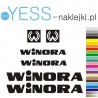 WINORA naklejki zastępcze na rower damski, rower męski, gravel, górski, mtb, szosowy, trekkingowy, miejski - YESS Naklejki