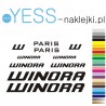 WINORA PARIS naklejki zastępcze na rower damski, rower męski, gravel, górski, mtb, szosowy, trekkingowy, miejski - YESS Naklejki