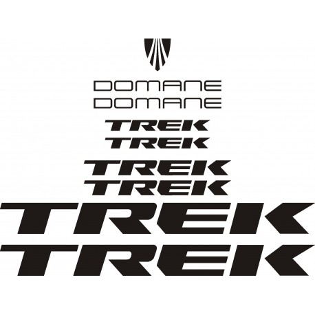 TREK DOMANE naklejki zastępcze na rower damski, męski, gravel, górski, mtb, szosowy, trekkingowy, miejski - YESS Naklejki