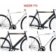 PEUGEOT  naklejki zastępcze na rower damski, męski, gravel, górski, mtb, szosowy, trekkingowy, miejski - YESS Naklejki