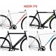 PEUGEOT  naklejki zastępcze na rower damski, męski, gravel, górski, mtb, szosowy, trekkingowy, miejski - YESS Naklejki