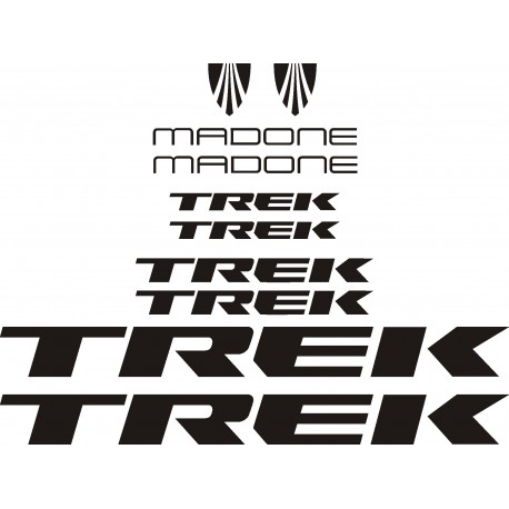 TREK  MADONE naklejki zastępcze na rower damski, męski, gravel, górski, mtb, szosowy, trekkingowy, miejski - YESS Naklejki