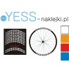 CANNONDALE  8szt + 2szt tuningowe  naklejki rower koła obręcz 26’ 27’ 28’ 29’ - YESS Naklejki