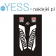 SID ROCK SHOX naklejki zamienniki na amortyzator widelec  YESS Naklejki