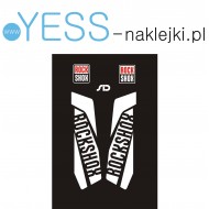 SID ROCK SHOX naklejki zamienniki na amortyzator widelec  YESS Naklejki
