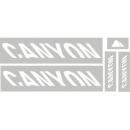 CANYON szablon do malowania naklejki na rower - YESS Naklejki