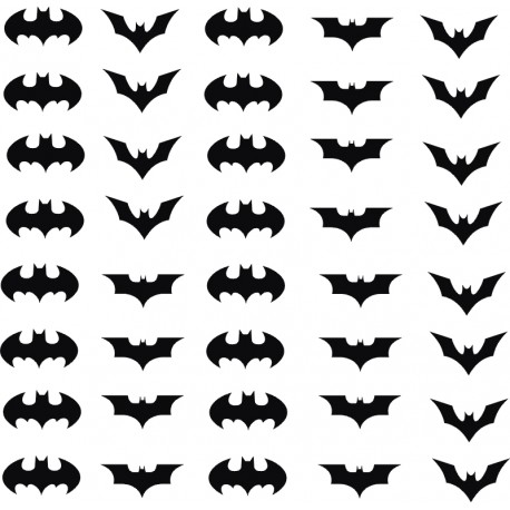 Nietoperze Batman Marvel naklejki na kask na rower dziecięcy dla chłopca - YESS Naklejki