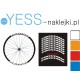 CROSSMAX 8szt + 2szt  tuningowe naklejki rower koła obręcz 26’ 27’ 28’ 29’ - YESS Naklejki