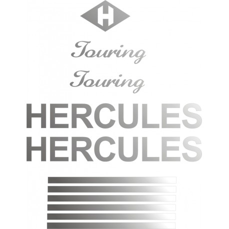 HERCULES TOURING  naklejki zastępcze na rower damski, męski, górski, mtb, szosowy, trekkingowy, miejski - YESS Naklejki