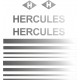 HERCULES naklejki zastępcze na rower damski, męski, górski, mtb, szosowy, trekkingowy, miejski - YESS Naklejki