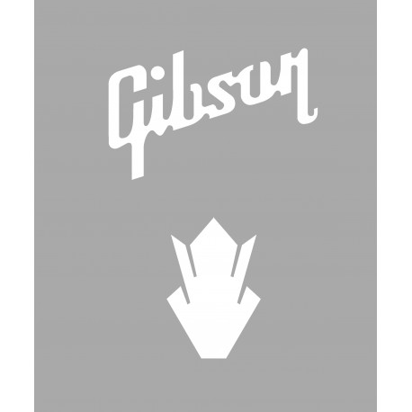GIBSON Gitara  Korona  Crown Hatch Custom szablon do malowania naklejki na gitare GIBSON - YESS Naklejki