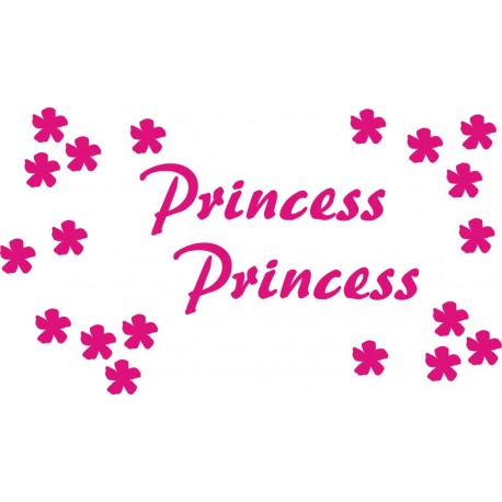 Princess naklejki na kask na rower dziecięcy  rower dla dziewczynki  - YESS Naklejki