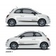Fiat 500 Abarth Naklejki TUNINGOWE Pasy boczne Tuning NR 7 YESS Naklejki