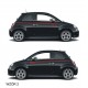 Fiat 500 Abarth Naklejki TUNINGOWE  Pasy boczne Tuning NR 2 YESS Naklejki