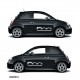 Fiat 500 Abarth Naklejki  na drzwi Tuning  NR 5 YESS Naklejki