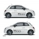 Fiat 500 Abarth Naklejki  na drzwi Tuning  NR 5 YESS Naklejki