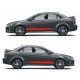 MITSUBISHI Uniwersalne Naklejki Pasy Boczne 180cm Tuning Samochód YESS Naklejki