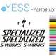 SPECIALIZED S-WORKS naklejki zastępcze na rower damskIi, męski, gravel, górski, mtb, szosowy, trekkingowy,  - YESS NaklejkI