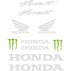 HONDA HORNET naklejki tuningowe na motocykl YESS Naklejki