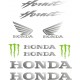 HONDA HORNET naklejki tuningowe na motocykl YESS Naklejki