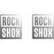 ROCK SHOX naklejki zamienniki na amortyzator widelec  YESS Naklejki