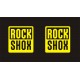 ROCK SHOX naklejki zamienniki na amortyzator widelec  YESS Naklejki