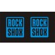 ROCK SHOX naklejki zamienniki na amortyzator widelec  YESS Naklejki
