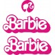 Barbie naklejki na kask na rower dziecięcy  rower dla dziewczynki  - YESS Naklejki