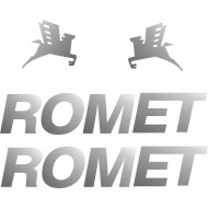 ROMET naklejki zastępcze na motocykl, skuter,  rower,  męski, gravel, górski, mtb, szosowy, trekkingowy, miejski - YESS Naklejki