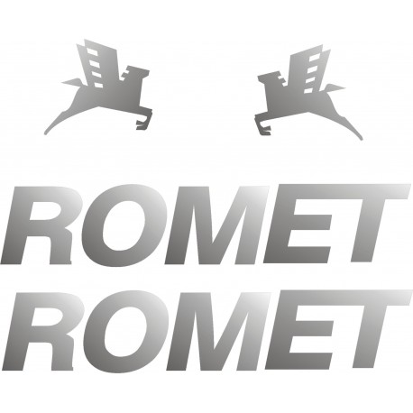 ROMET naklejki zastępcze na motocykl, skuter,  rower,  męski, gravel, górski, mtb, szosowy, trekkingowy, miejski - YESS Naklejki