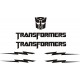 Transformers  Marvel naklejki na kask na rower dziecięcy dla chłopca - YESS Naklejki