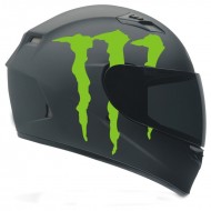 MONSTER ENERGY Pazury naklejki na kask crossowy, rowerowy, motocyklowy, narciarski, snowboardowy - YESS Naklejki