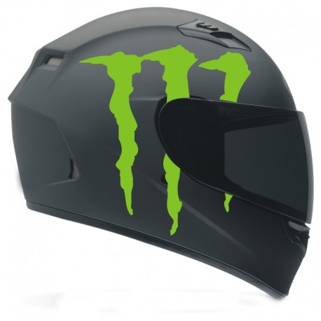 MONSTER ENERGY Pazury naklejki na kask crossowy, rowerowy, motocyklowy, narciarski, snowboardowy - YESS Naklejki