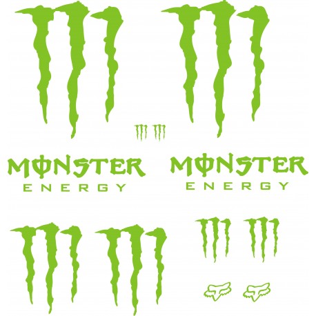 MONSTER ENERGY  naklejki tuninowe na samochód motocykl quad - YESS Naklejki