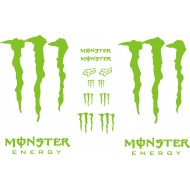 MONSTER ENERGY  naklejki tuninowe na samochód motocykl quad - YESS Naklejki