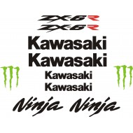 KAWASAKI NINJA ZX-6R naklejki tuningowe na motocykl   YESS Naklejki