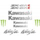 KAWASAKI NINJA ZX-6R naklejki tuningowe na motocykl   YESS Naklejki