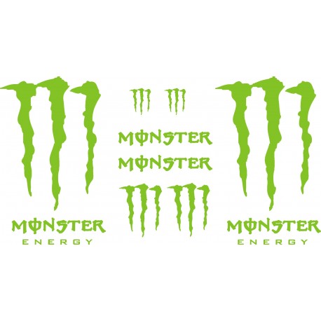 MONSTER ENERGY  naklejki tuninowe na samochód motocykl quad - YESS Naklejki