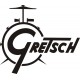 Gretsch naklejka na naciąg perkusja bęben - YESS Naklejki