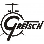 Gretsch naklejka na naciąg perkusja bęben - YESS Naklejki