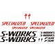 SPECIALIZED S-WORKS FSR naklejki zastępcze na rower damski, męski, gravel, górski, mtb, szosowy, trekkingowy - YESS Naklejki